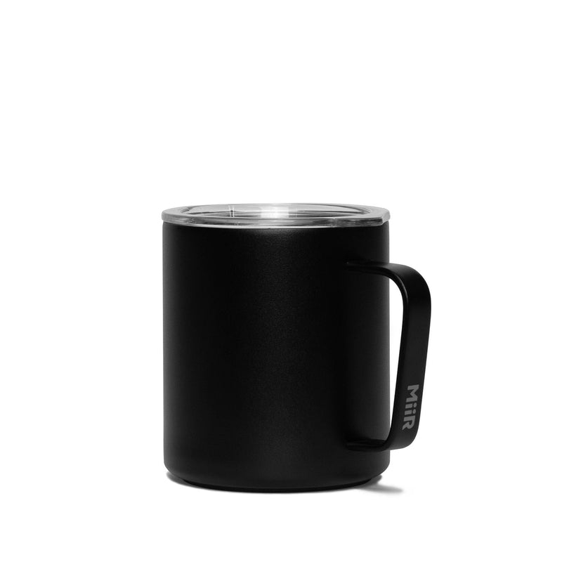 Stainless Steel Insulated Camp Cup with Press-Fit Slide Lid, Black, 12-oz K6402