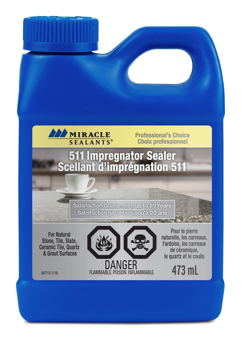 511 Impregnator Sealer For Stone, Ceramic, Quartz, Granite, Clear, 473-mL R1336