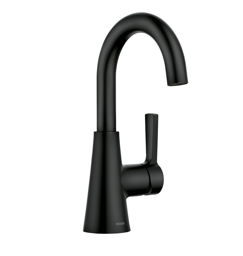Mikah Single Handle Bathroom Faucet, Matte Black A3821