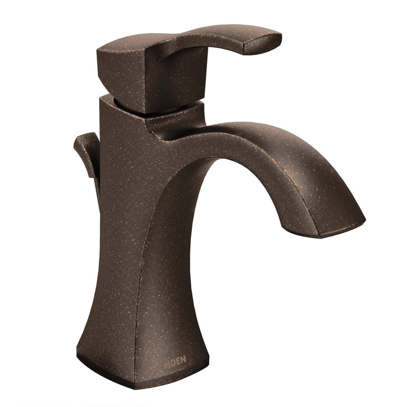 Voss Double Handle High Arc Single Hole Bathroom Sink Faucet, WaterSense Certified, Oil Rubbed Bronze D5154