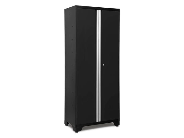 Bold Series 24-Gauge Steel RTA Storage Locker with 3 Shelves, Black, 30-in P1208