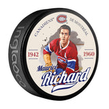 Maurice Richard Hockey Puck, 6-oz