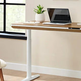 Nico Case 117 cm (46.1 in.) Height Adjustable Lift Desk, White Frame