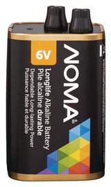 1-pk 6V / 6 Volt Square Alkaline Lantern Battery, Long Lasting
