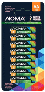 AA Ni-MH Rechargeable Battery, 8-pk
