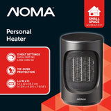 Personal Heater, 600 W, Black
