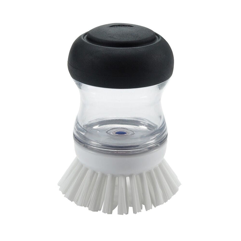 Refillable No-Mess Soap Dispensing Palm Cleaning Brush C595