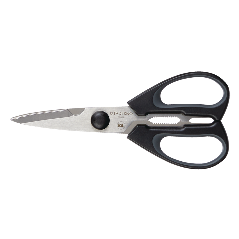 Stainless Steel Multi-Purpose Kitchen Shears with Ergonomic Grip and Built-In Bottle Opener X5384