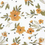 Cotton Muslin Baby Swaddle Blanket, Marigold