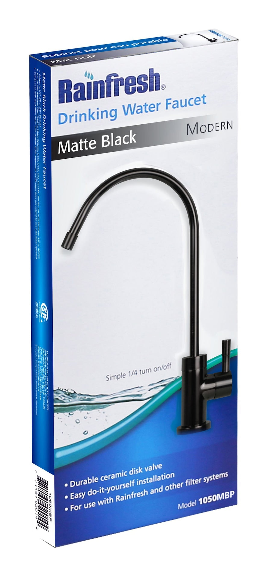 1050MBPDrinking Water Faucet, Matte Black
