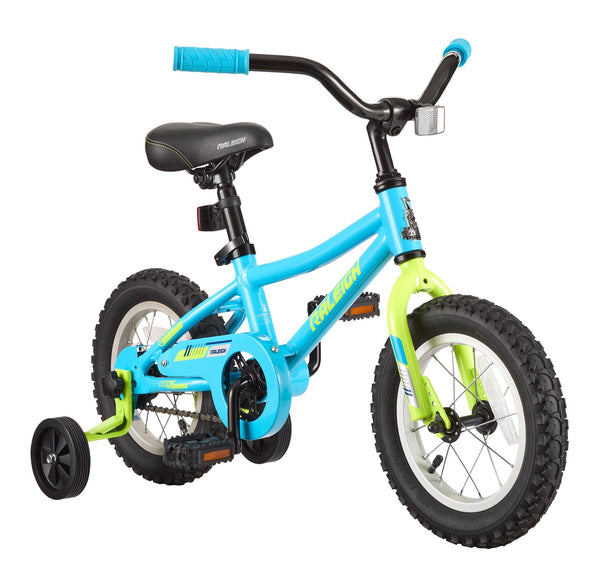 Vibe Lightweight Kids' Bike with Training Wheels, 12-in, Blue K1852