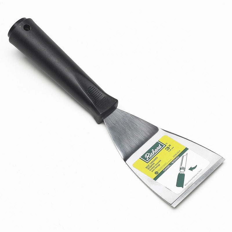 Bent Chisel Scraper with Threaded Handle For Extension Pole, Stainless Steel, 3-in S1415