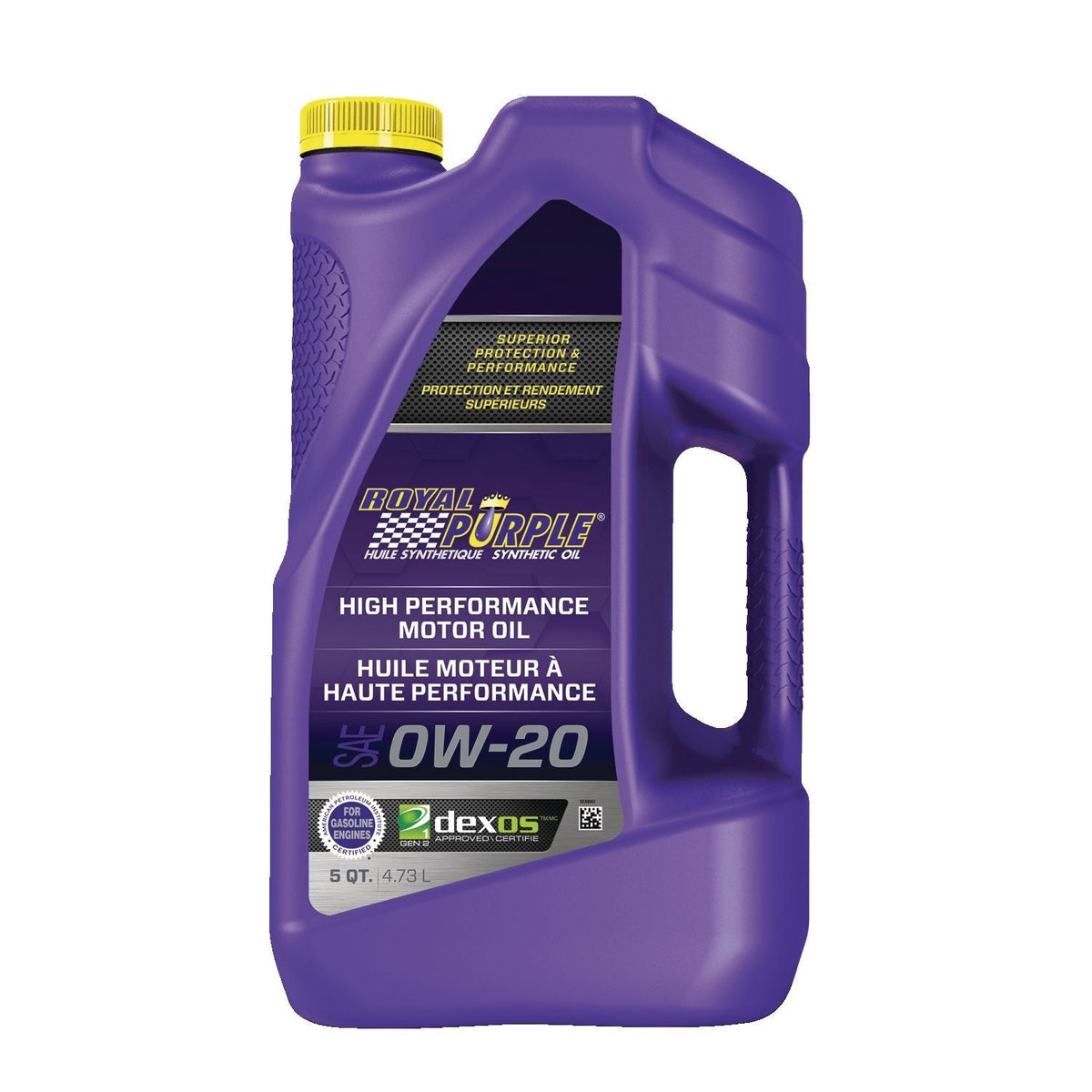 High Performance 0W20 Synthetic Engine/Motor Oil, 4.73-L