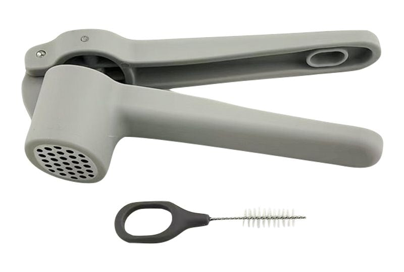 Stainless Steel Garlic Press with Brush C3926