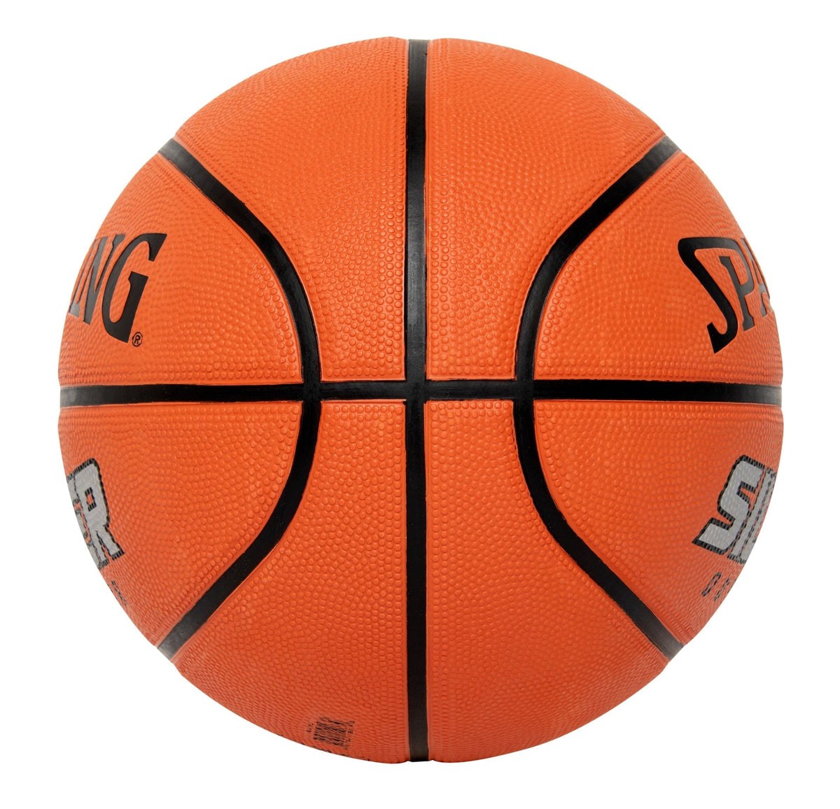 Silver Outdoor Rubber Basketball, Official Size 7 (29.5-in), Orange