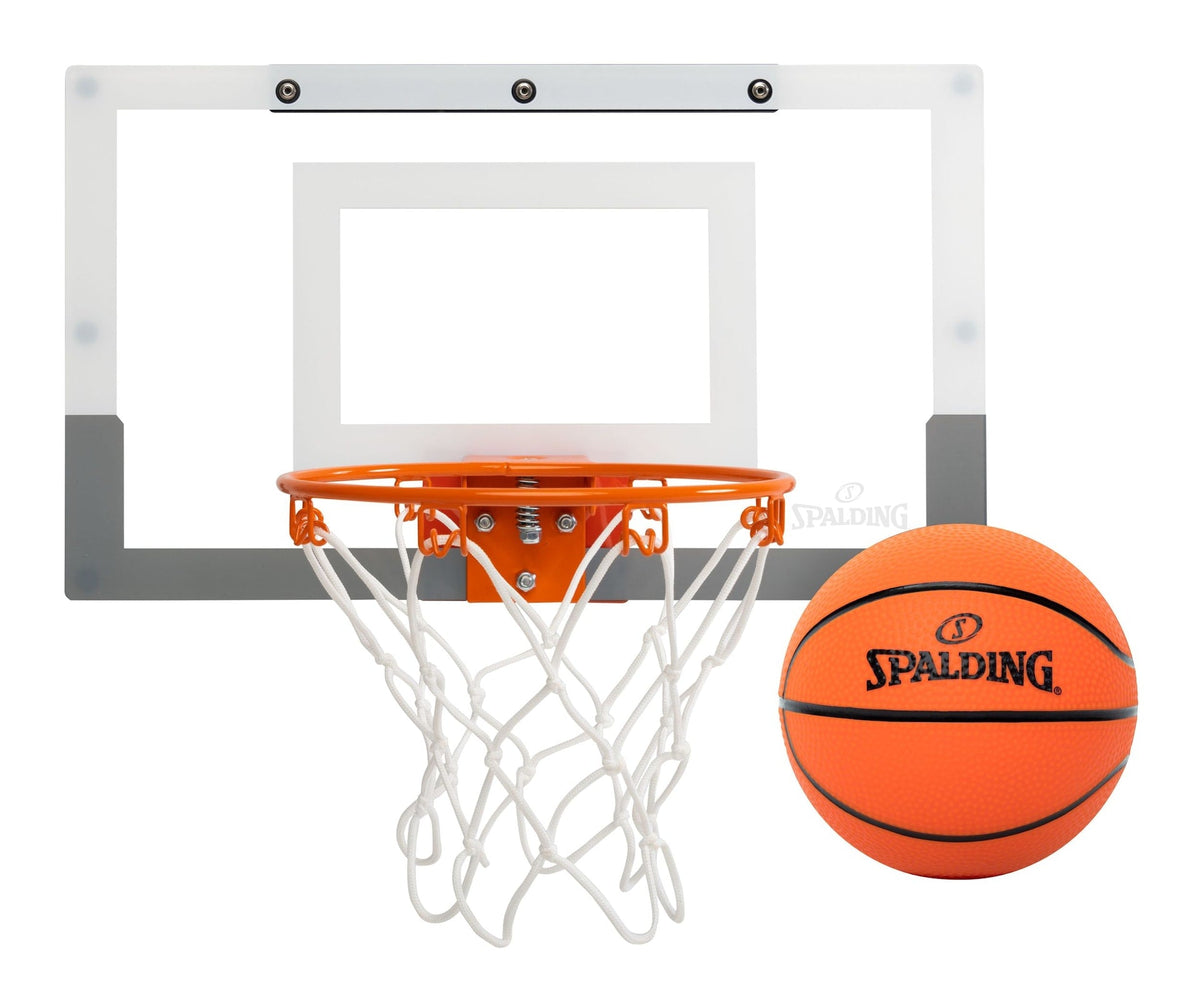 Slam Jam Indoor Over-the-Door Mounting Mini Basketball Hoop & Net with Ball