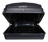 Vista SR7018 Rectangle-Shaped Roof Top Cargo Box, Lockable, X-Large, Black
