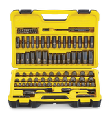 Professional Grade Black Chrome Socket Set, 99-pc, SAE/Metric