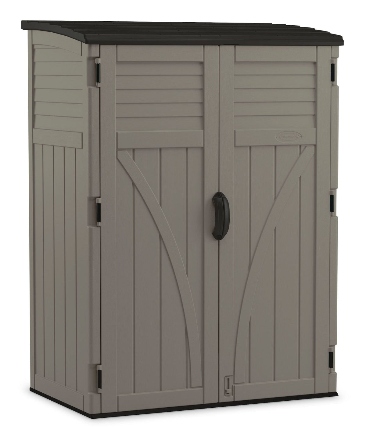 Outdoor Vertical Storage Shed, Stoney Grey, 404-Gal