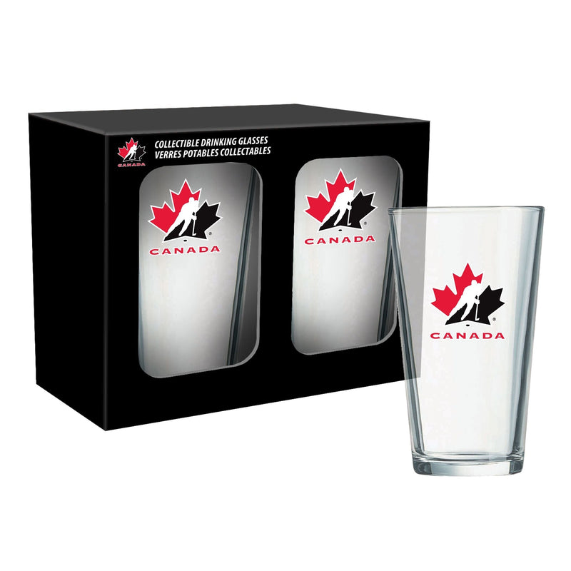 Hockey Mixing Pint Glass Box Set, 2-pk, 16-oz I4103