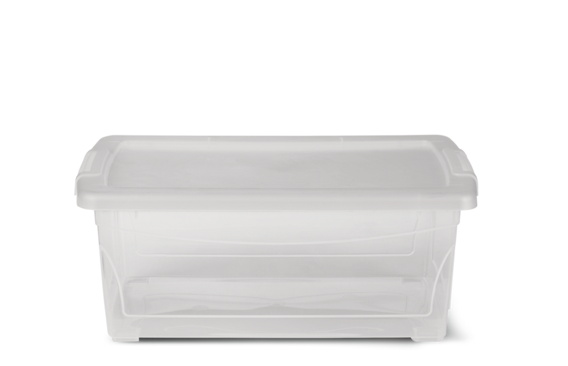 Clarity Transparent Storage Box with Lid, 15-L B3144