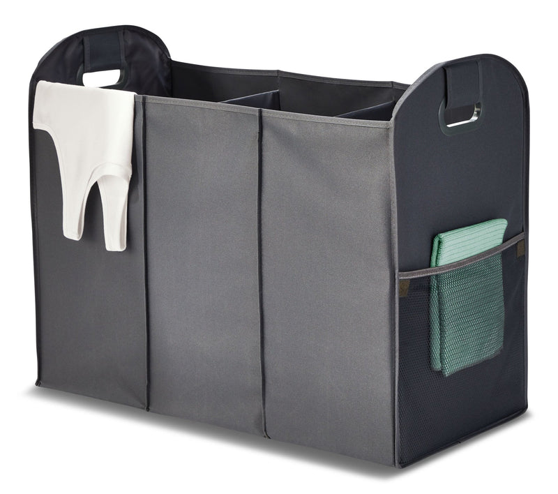 Ease Trio Collapsible Laundry Sorter, Grey P7516