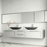 Lorca Gothic 22x15-in Deep Grey Bathroom Sink/Basin with Rectangular Vessel