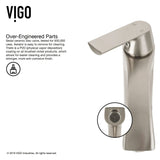 Marigold White Bathroom Sink/Basin Set with Linus Faucet and Rectangular Composite Vessel