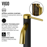 Roma Matte Black Bathroom Sink/Basin Set with Lexington Faucet and Glass Square Vessel