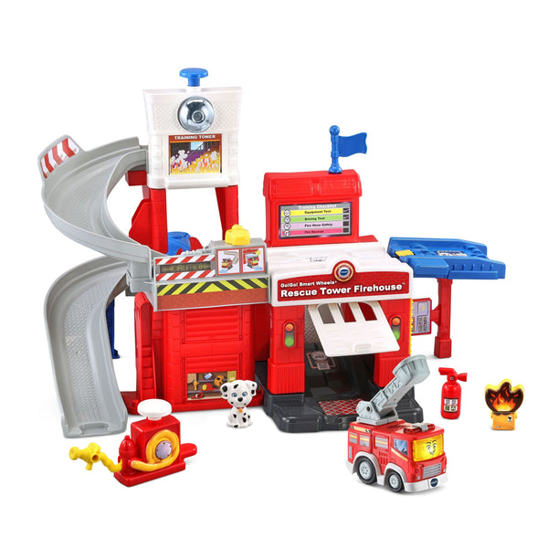 Go! Go! Smart Wheels Race Rescue Firehouse Track, English T8128
