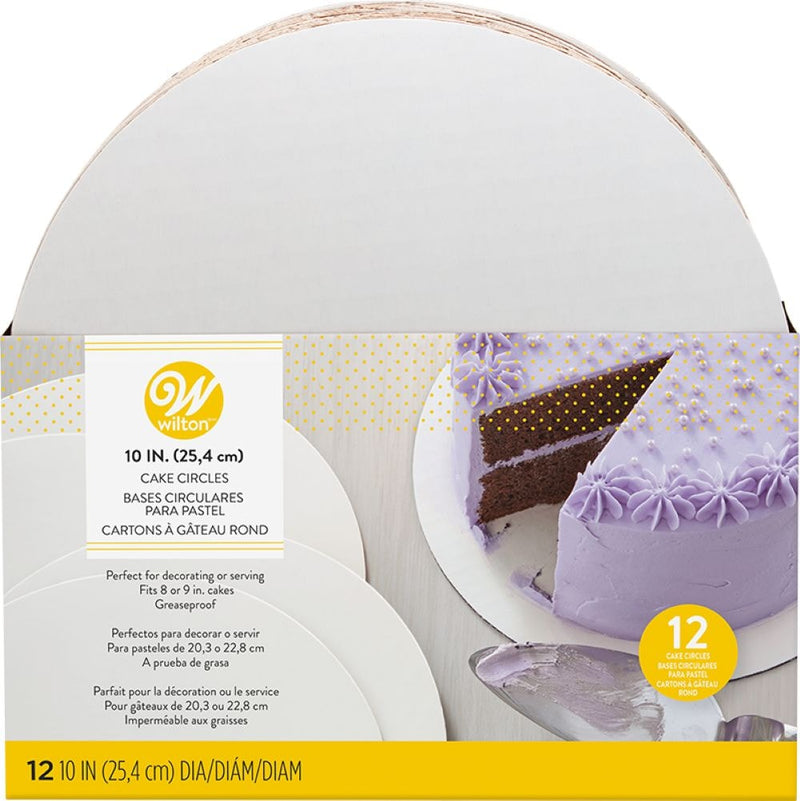 Cake Circles, 10-in, 12-pc U6052