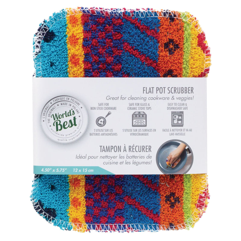 Flat Pot Scrubber, 1-pk Y6094
