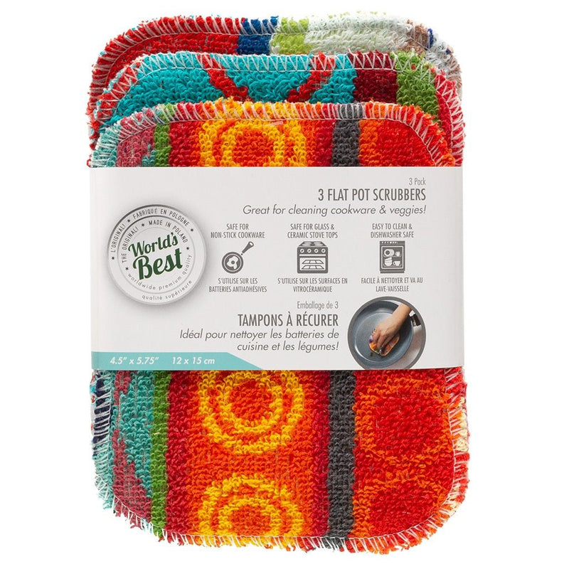 Multi-Surface Flat Pot Scrubber, 3-pk Z5748