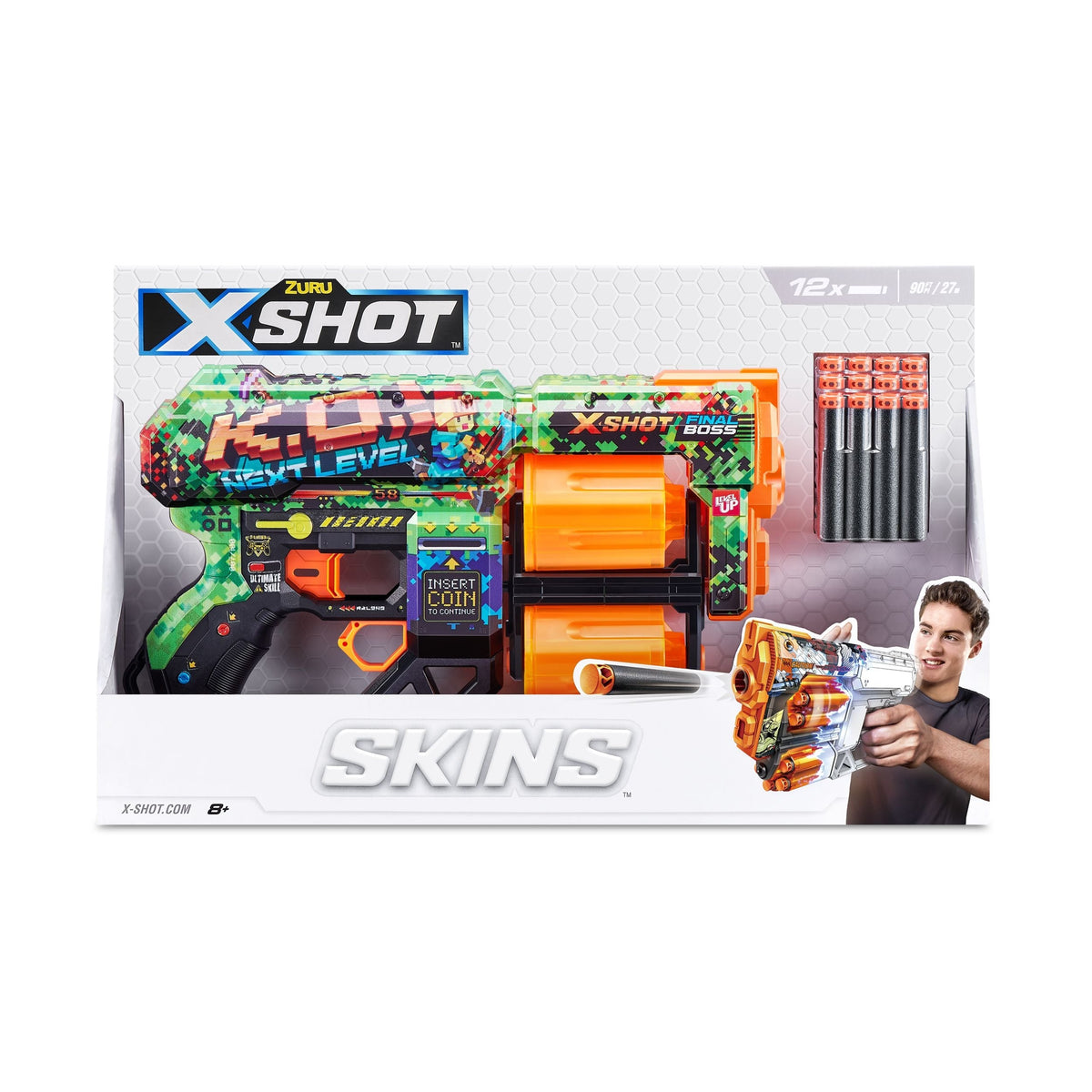 Skins Dread, 7 Unique Designs, 12-Dart Capacity, Ages 8+